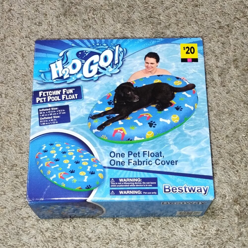 Bestway Fetchin' Fun Pet Pool Float. NIB Retail $20.00.